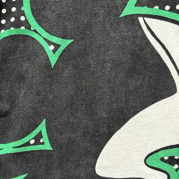 Mickey & Co Vintage Pajama Set Medium Allover Graphic Stars Polka Dot 90s Disney - Picture 8 of 14